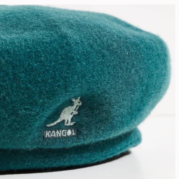 Kangol x Free People Wool Jax Beret Med Lichen Green Hat - Picture 3 of 6